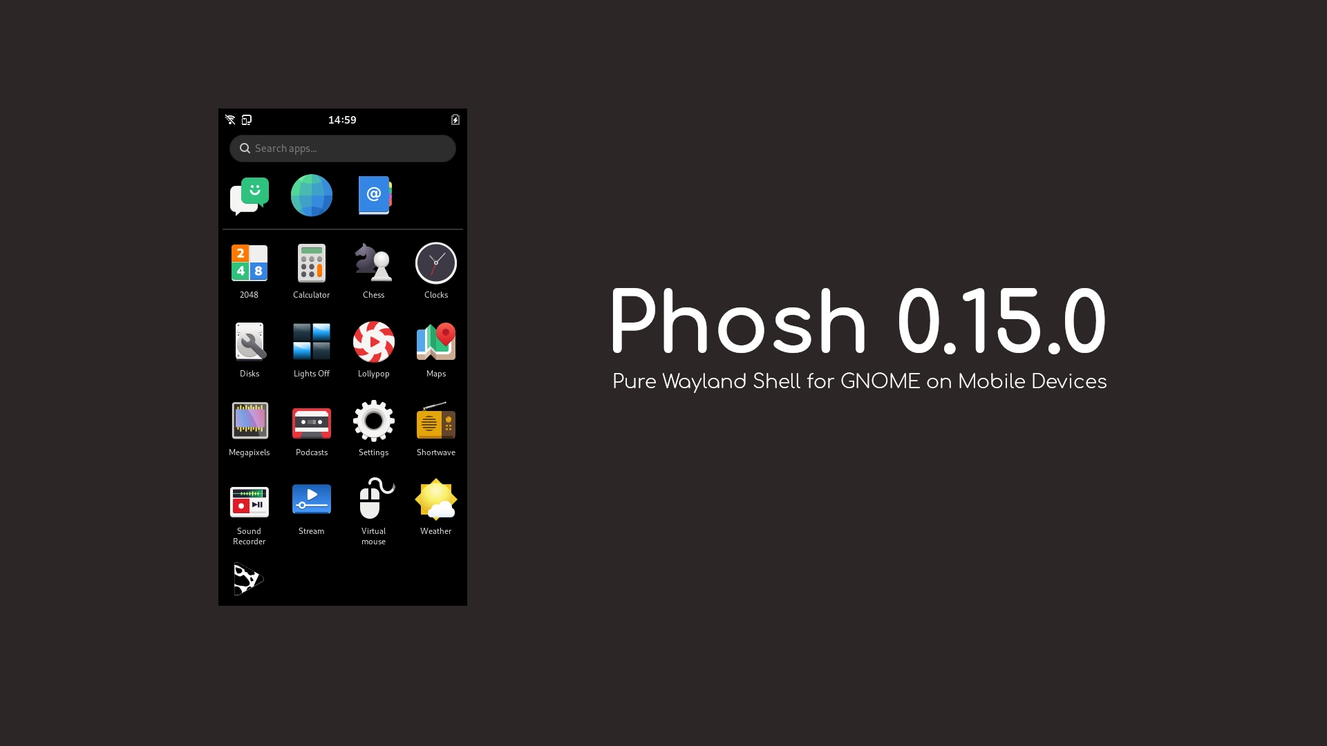 Phosh 0.15.0 Wayland Shell for GNOME on Mobile Devices Adds Full VPN Support, Swipeable Notification Frames