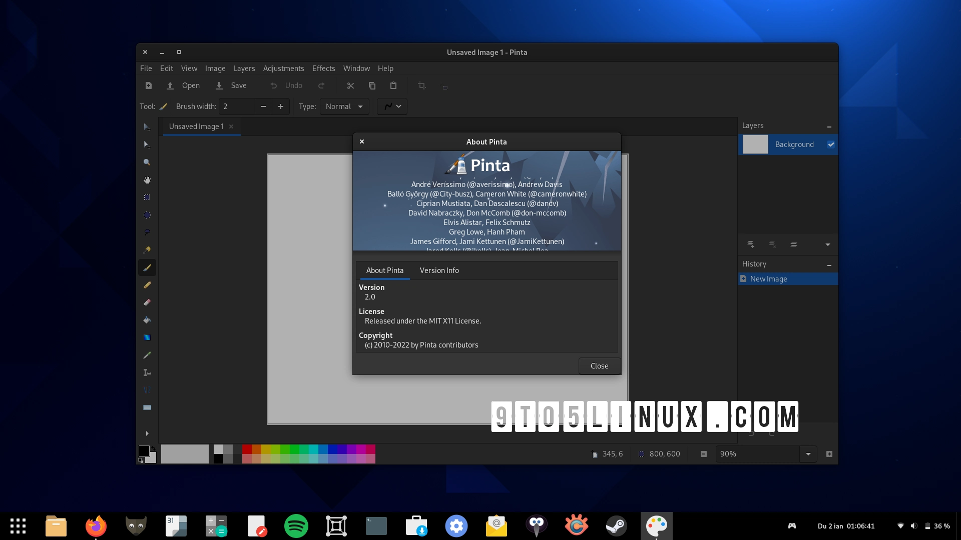 Pinta 2.0 Open-Source Paint Program Is Out Now as a Major Update, Ported to GTK 3