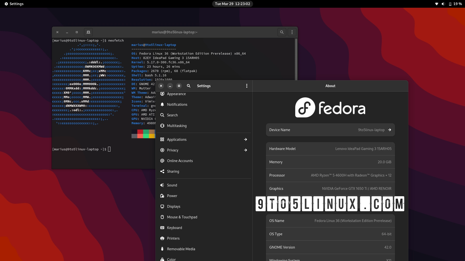 Fedora Linux 36 Beta Is Out with the GNOME 42 Desktop Environment and Linux Kernel 5.17