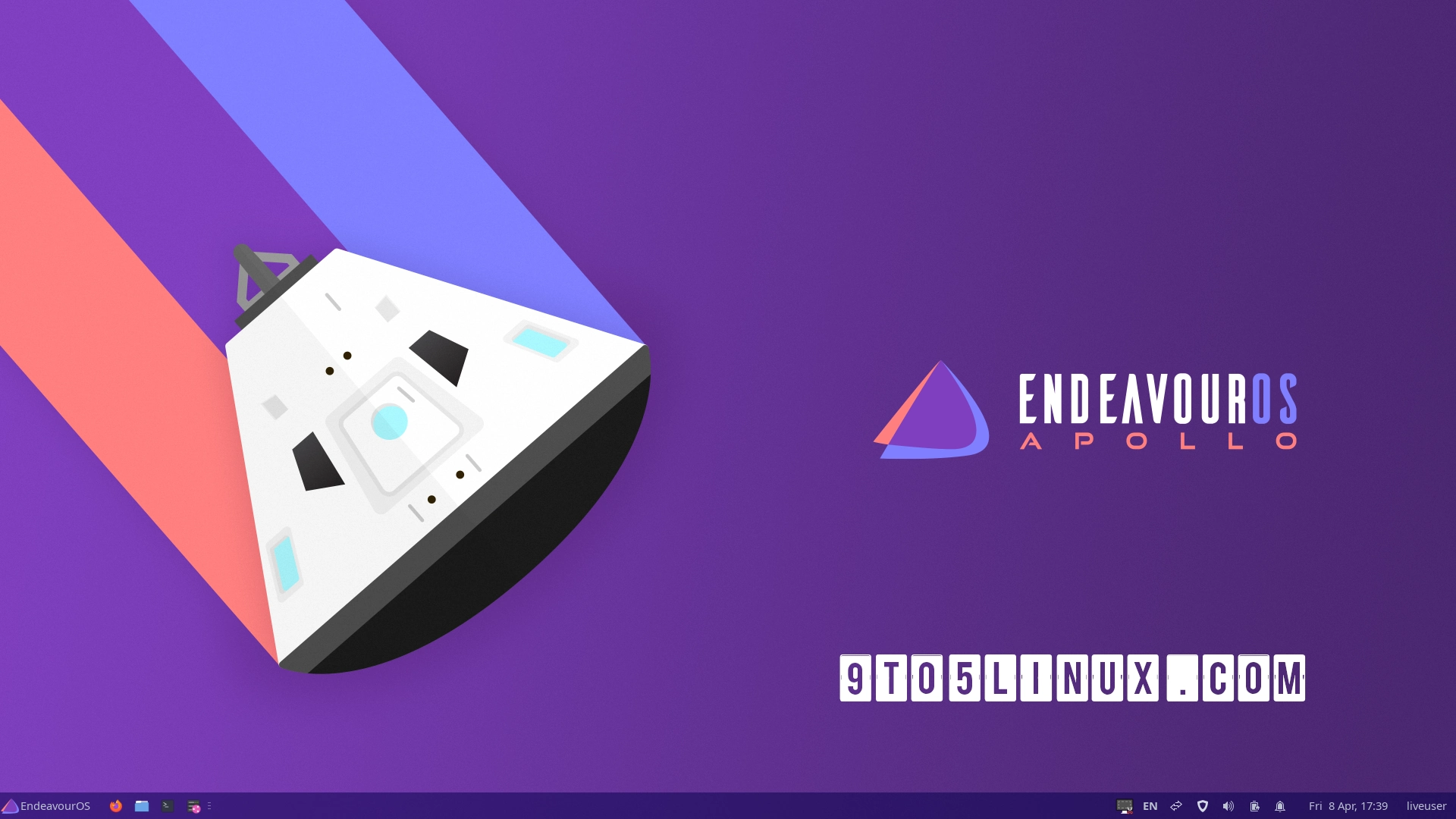 EndeavourOS Apollo Lands with Worm WM, Improved Installation Experience, and More