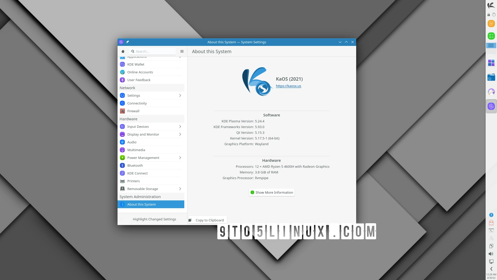 Arch Linux-Inspired KaOS 2022.04 Distro Arrives with Linux 5.17 and Latest KDE Goodies