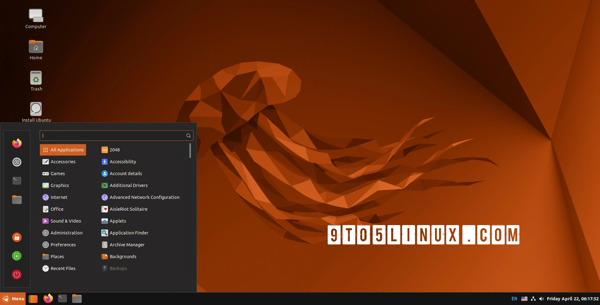Ubuntu Cinnamon Remix 22.04 LTS Released with Cinnamon 5.2 Desktop Environment