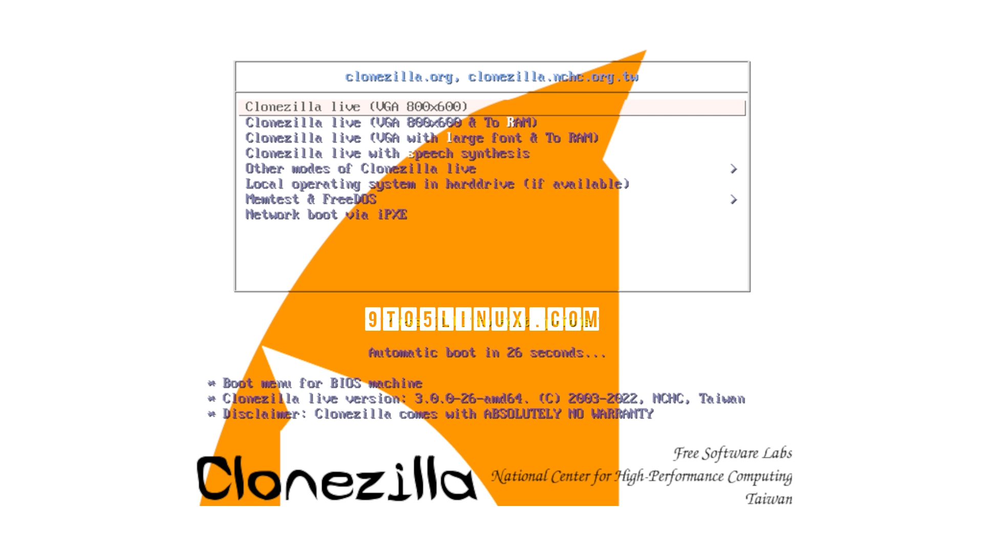 Clonezilla Live 3.0 Adds APFS and LUKS Support, Powered by Linux Kernel 5.17