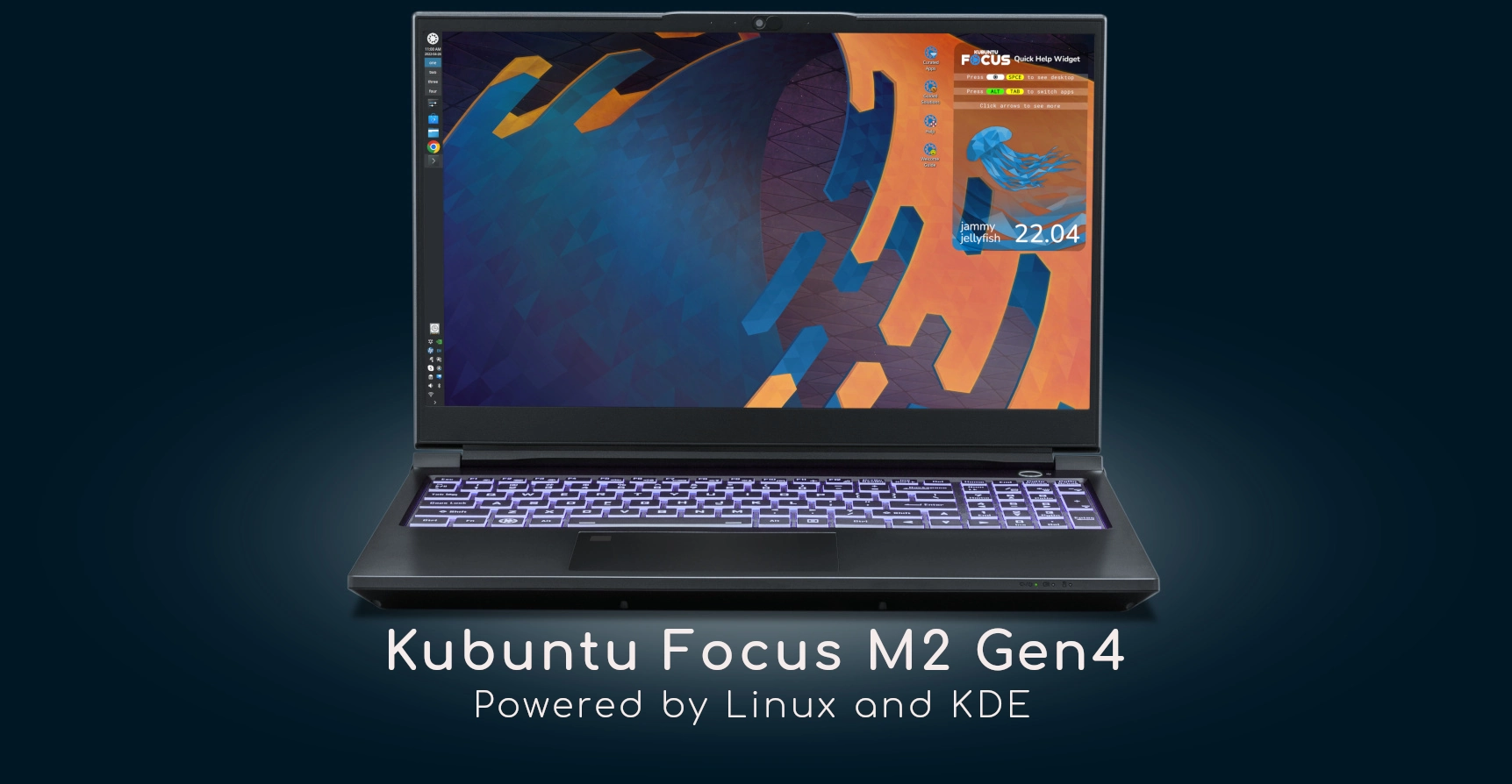Kubuntu Focus M2 Gen4 Linux Laptop Starts Shipping, Boasts Alder Lake CPU, QHD Display