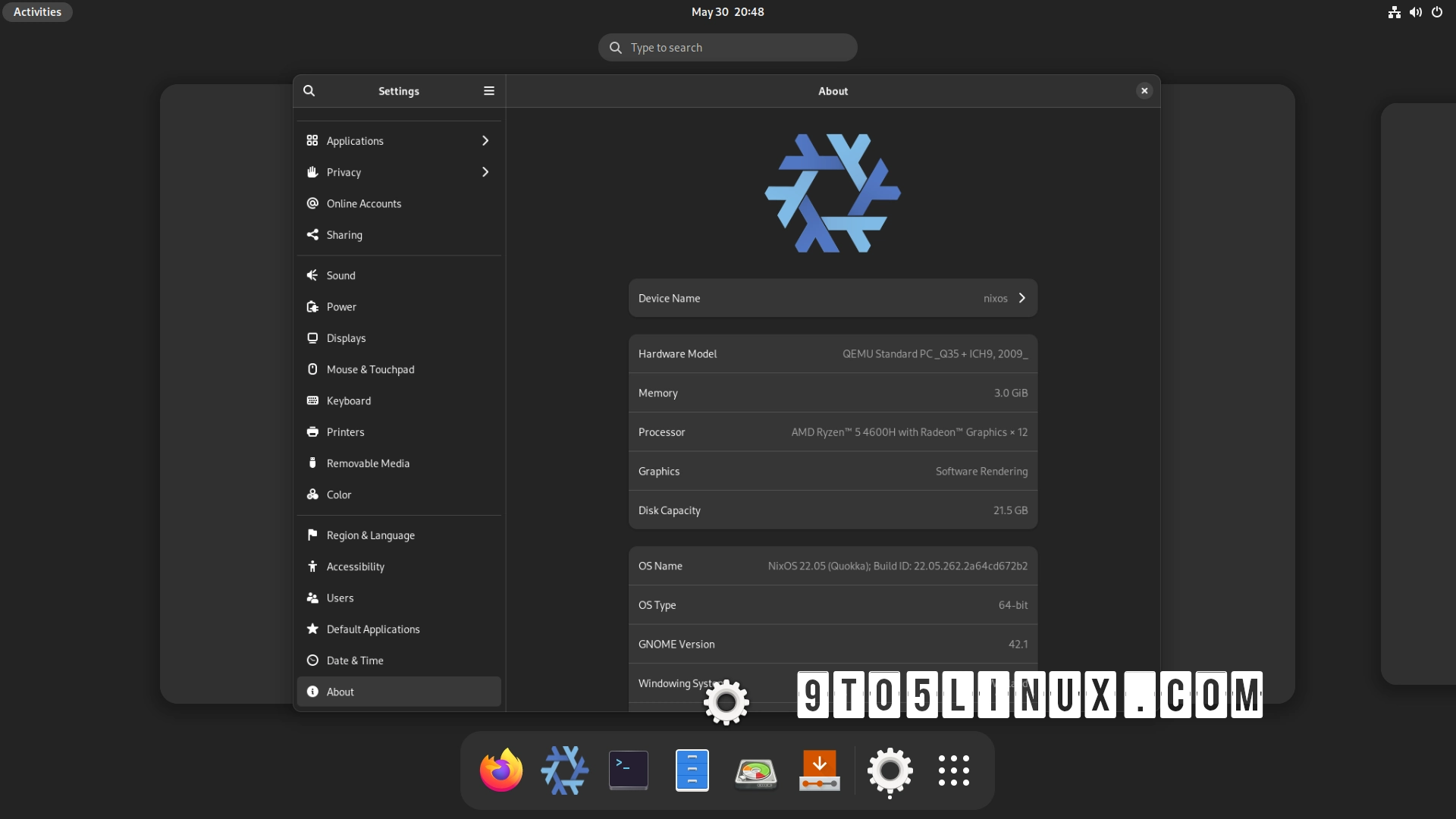 NixOS 22.05 Is Out with GNOME 42.1, Calamares Graphical Installer, and Linux 5.15 LTS