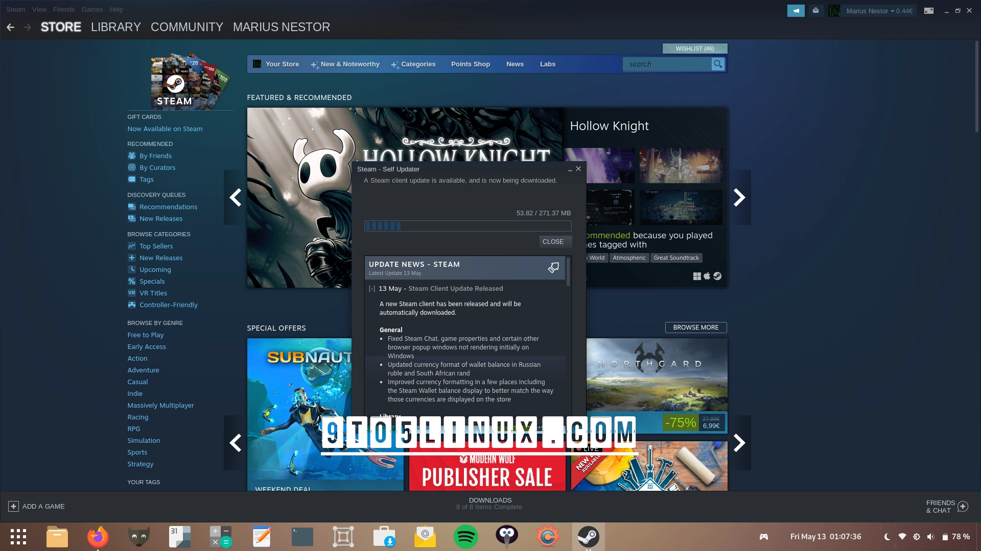 Latest Steam Client Update Improves the File Picker on Linux and Fixes Many Bugs