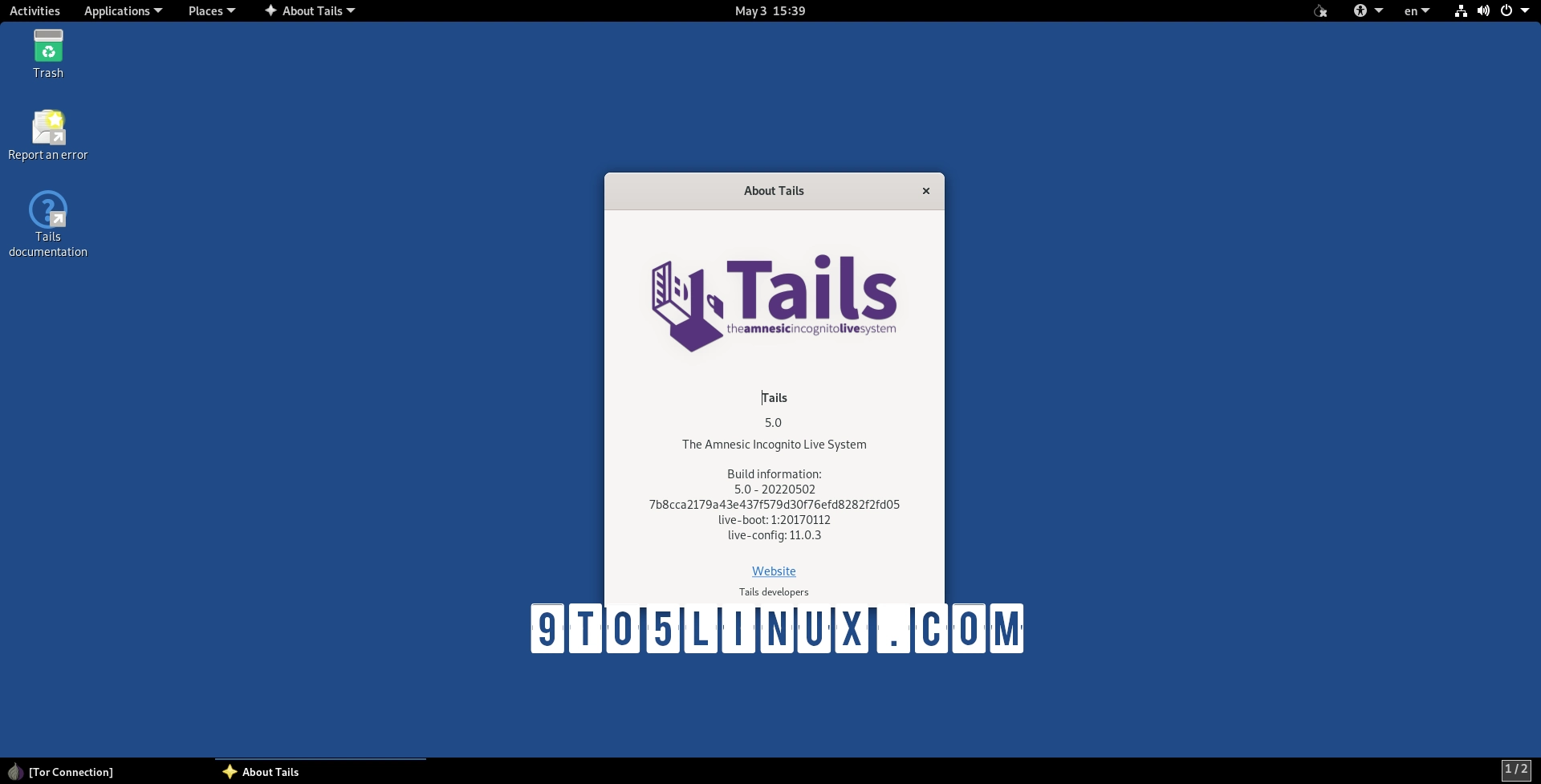 Tails 5.0 Anonymous OS Officially Released, Based on Debian GNU/Linux 11 “Bullseye”