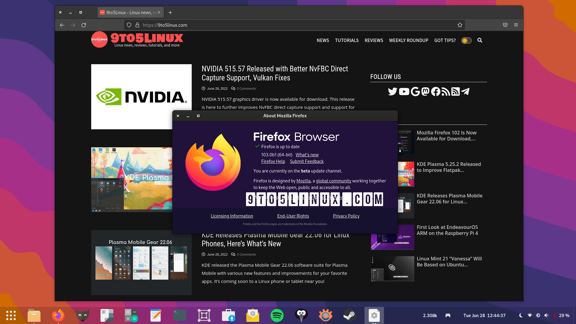 Firefox 103 Beta Improves WebGL Performance on Linux for NVIDIA Drivers via DMA-Buf