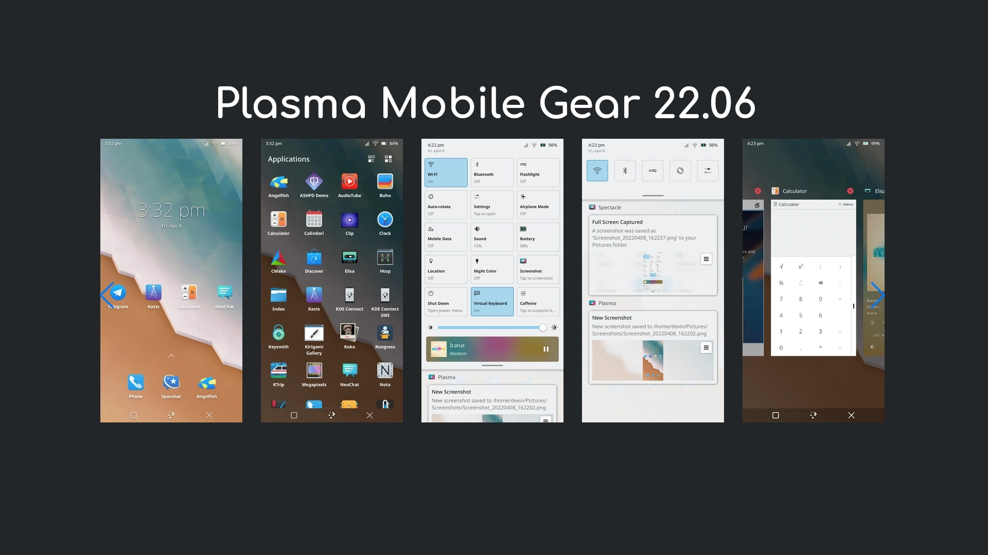 KDE releases Plasma Mobile Gear 22.06 for Linux phones, here’s what’s new