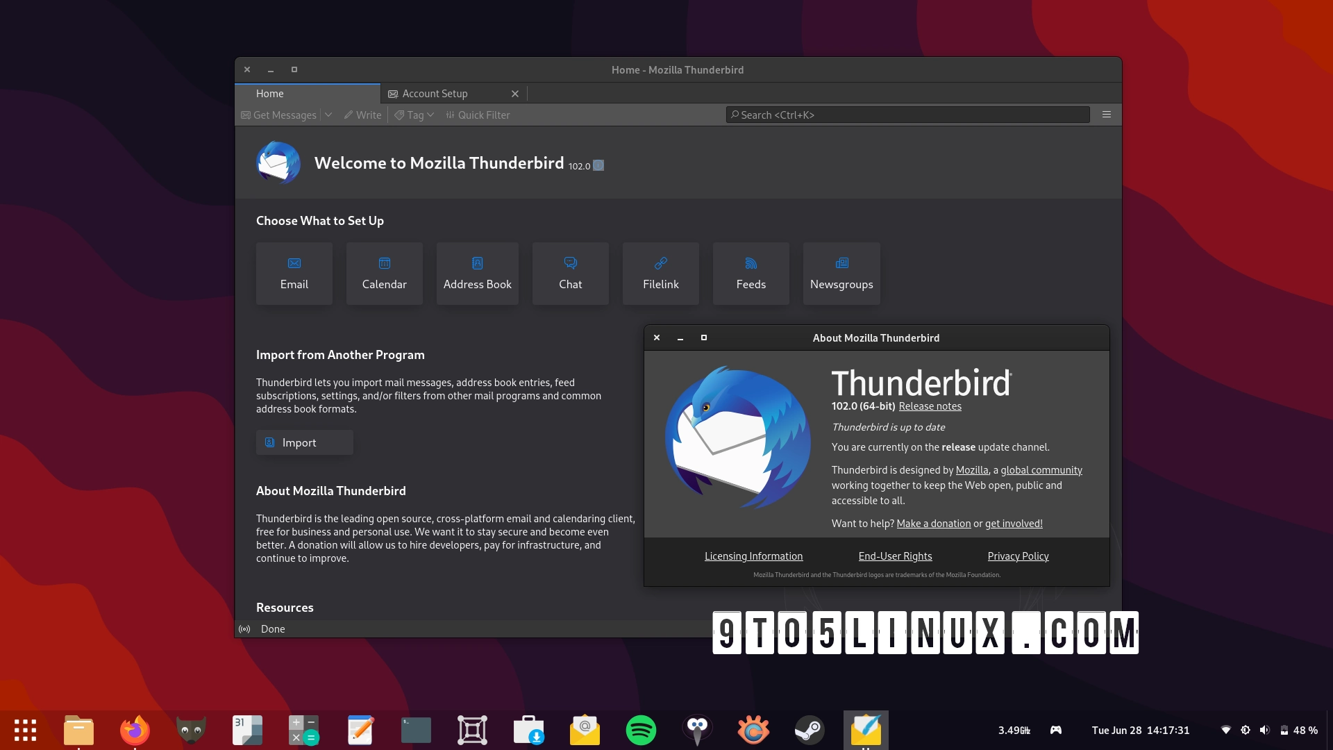 Mozilla Thunderbird 102 Released with New Address Book, Import/Export Wizard
