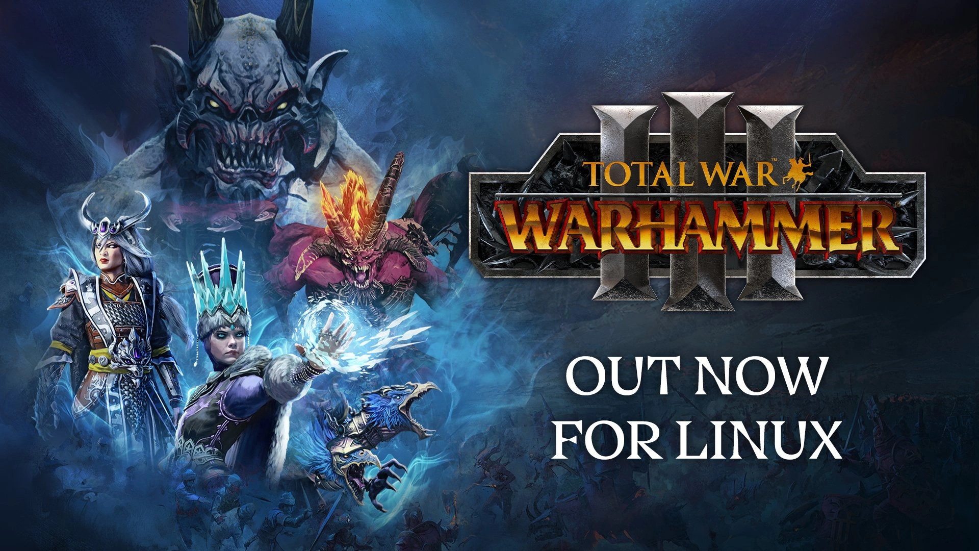 Total War: WARHAMMER III Is Out Now on Linux, Ported by Feral Interactive