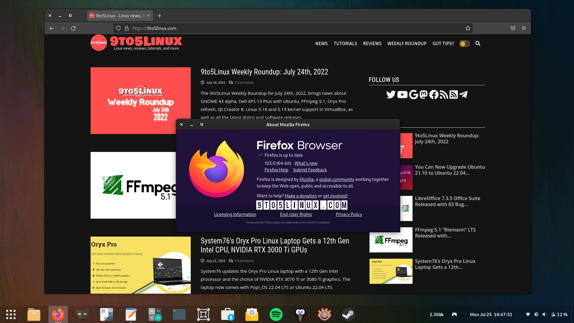 Mozilla Firefox 103 Is Now Available for Download, This Is What’s New