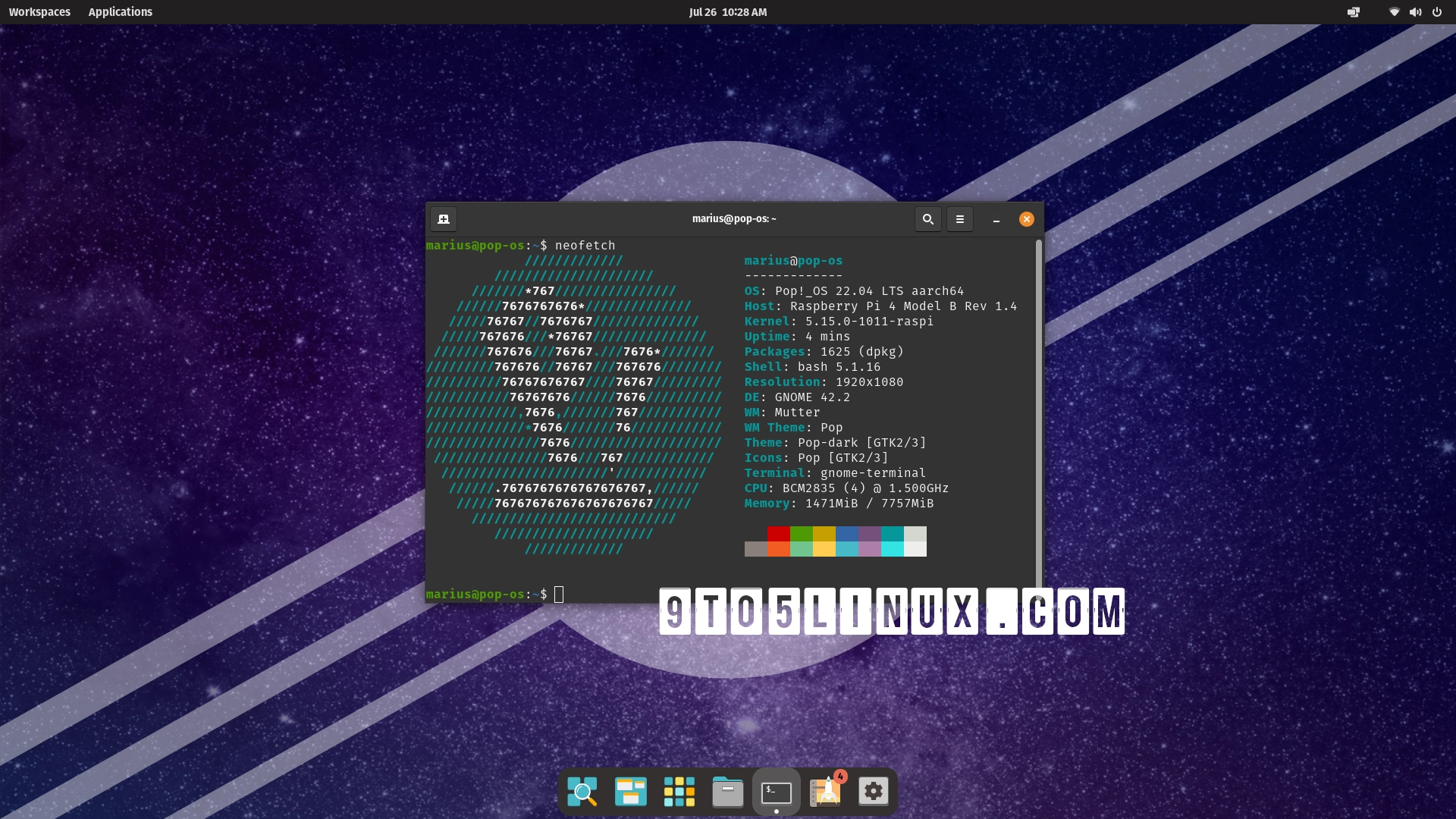System76’s Pop!_OS Linux 22.04 Distro Is Now Available for Raspberry Pi 4 PCs