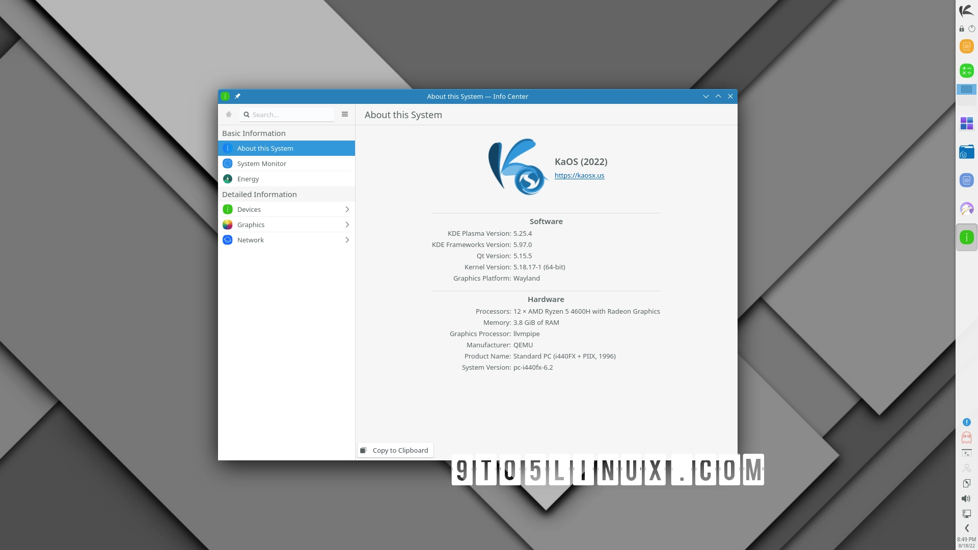 KaOS 2022.08 Brings PipeWire by Default, Improved Installer, and Latest KDE Goodies