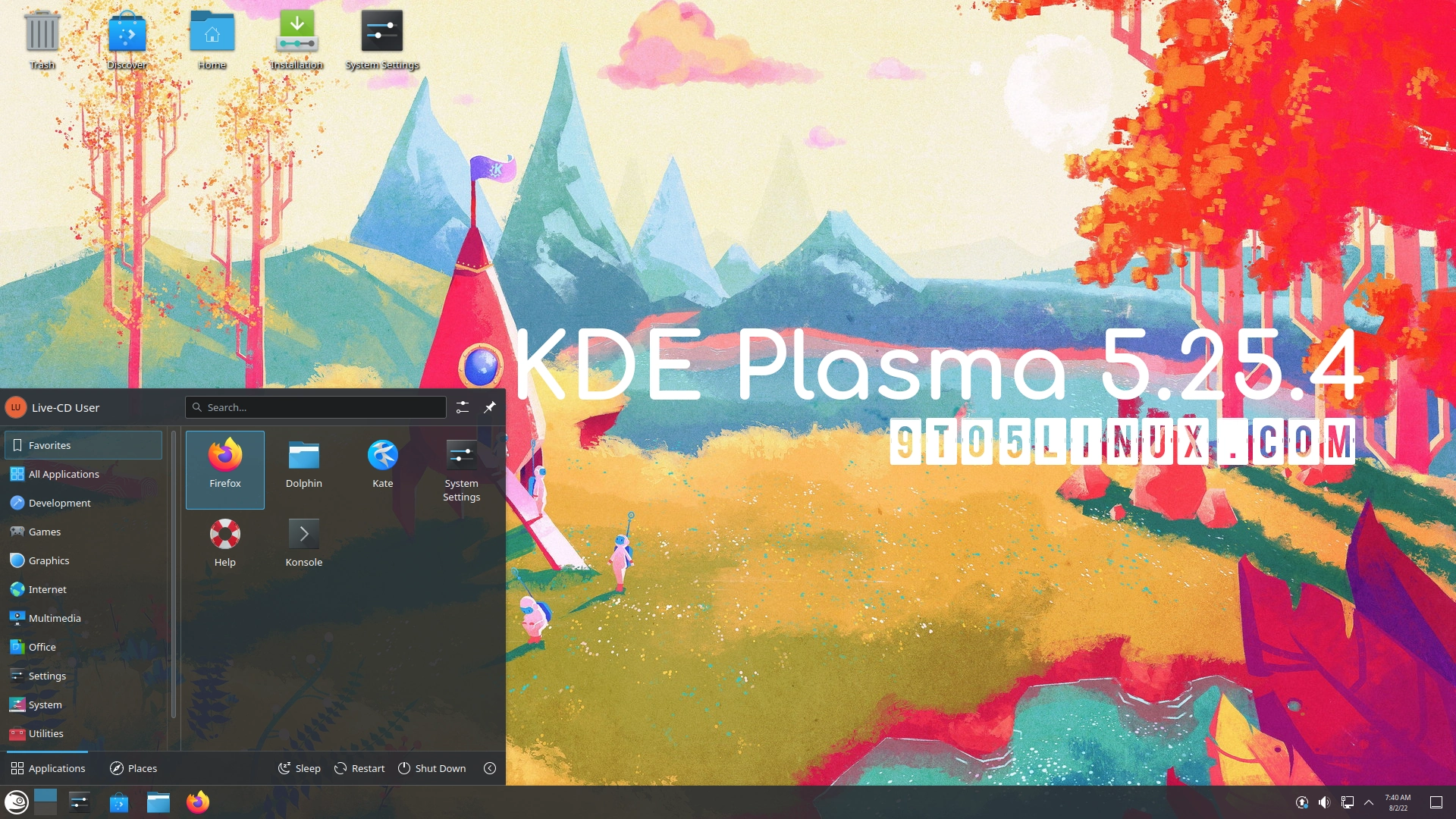 KDE Plasma 5.25.4 Improves Plasma Wayland for Steam Proton Games, Fixes More Bugs