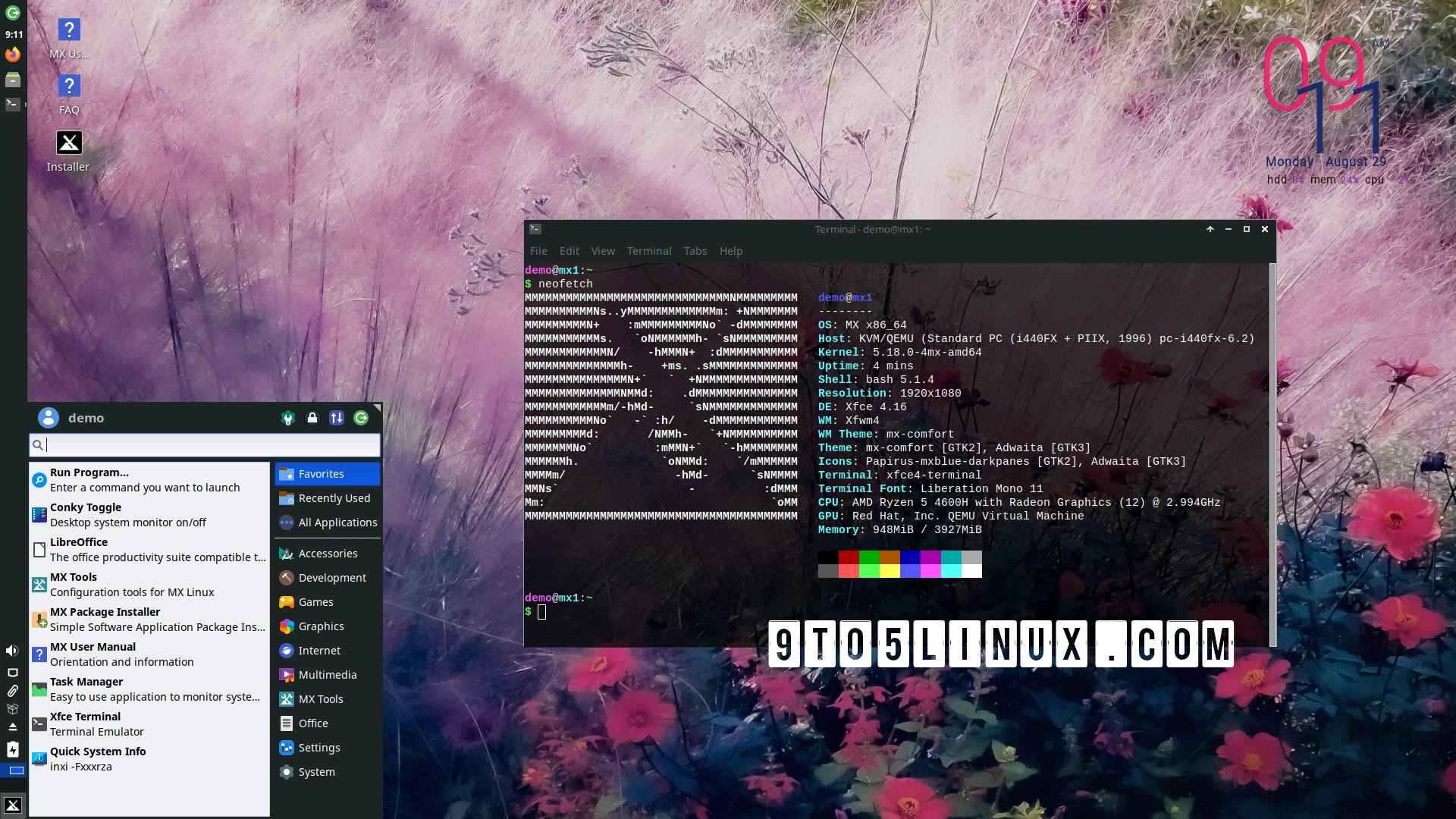 MX Linux 21.2 Released with Linux Kernel 5.18, Based on Debian GNU/Linux 11.4