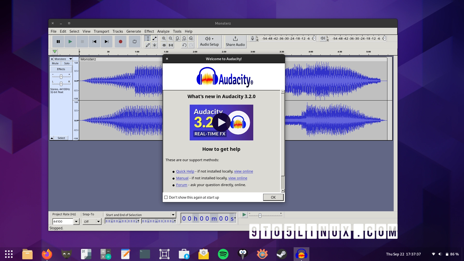 Audacity 3.2 Released with Real-Time and VST3 Effects, FFmpeg 5.0 and WavPack Support
