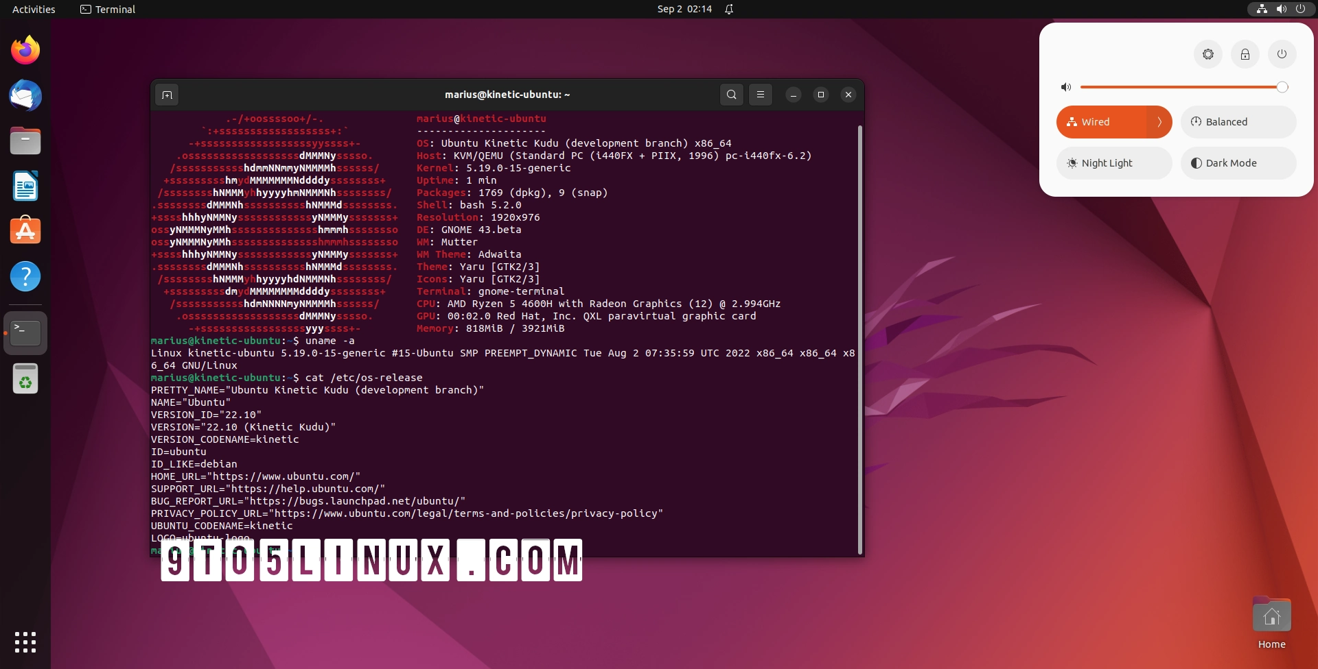 Looks Like Ubuntu 22.10 (Kinetic Kudu) Will Be Powered by Linux Kernel 5.19