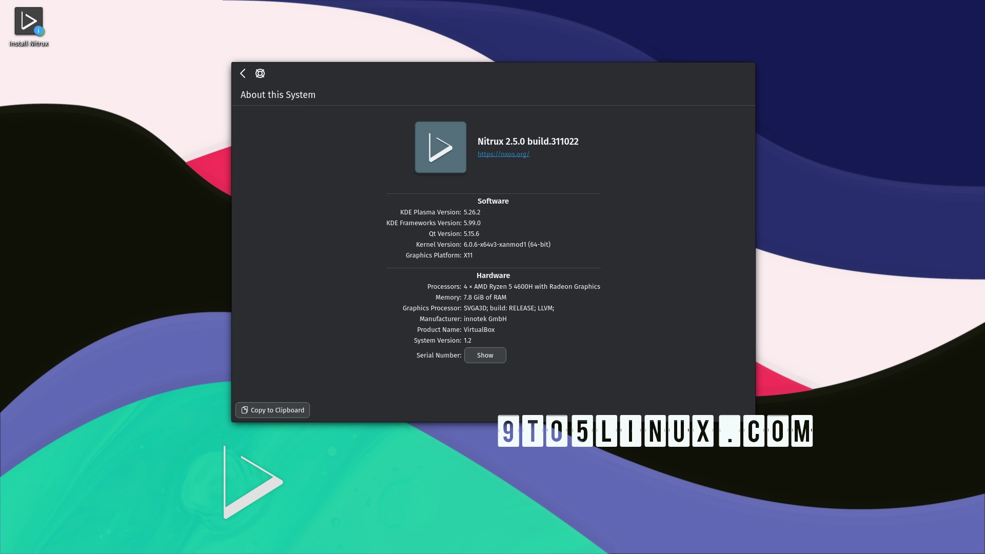 Nitrux 2.5 Is Here as One of the First Distros Powered by Linux 6.0 and KDE Plasma 5.26