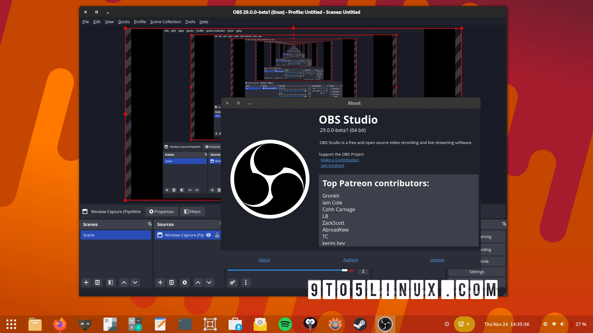 OBS Studio 29.0 Promises Media Key Support on Linux, AMD/Intel AV1 Encoder Support