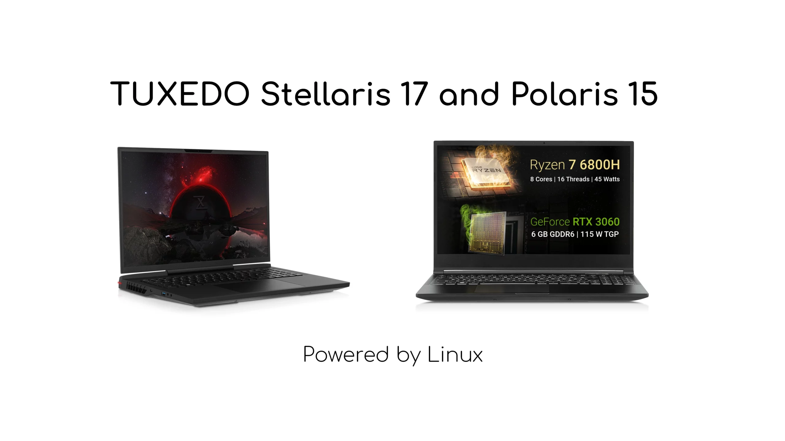 TUXEDO Stellaris 17 and Polaris 15 Linux Gaming Laptops Get High-End NVIDIA GPUs