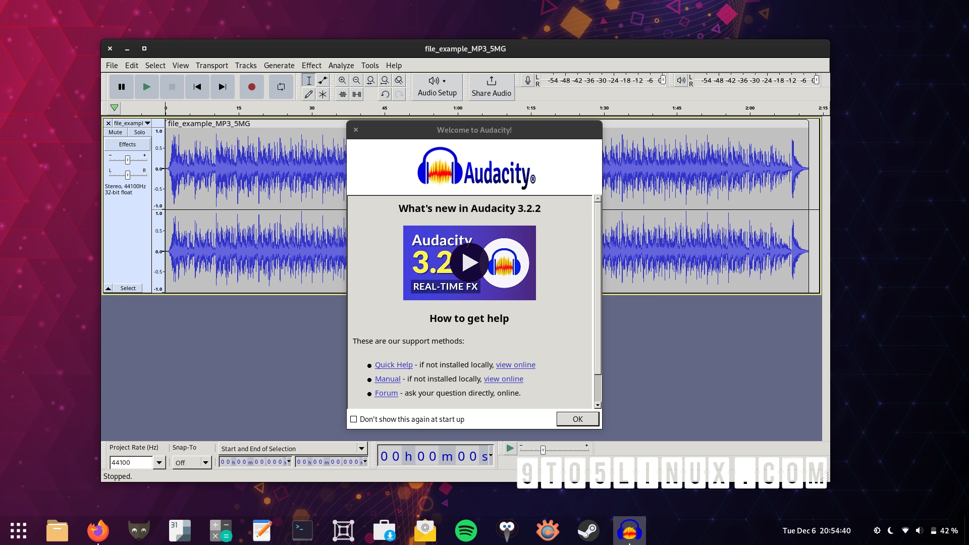 Audacity 3.2.2 Adds Realtime Capabilities to VST2 Effects, Improves Accessibility of Meters