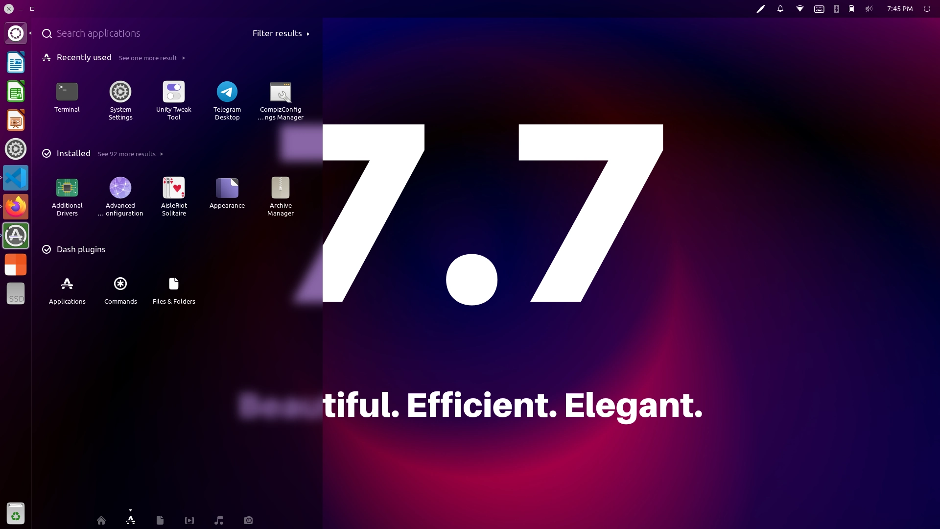 Unity 7.7 Desktop Environment Promises Redesigned Dash and Panel, Widgets