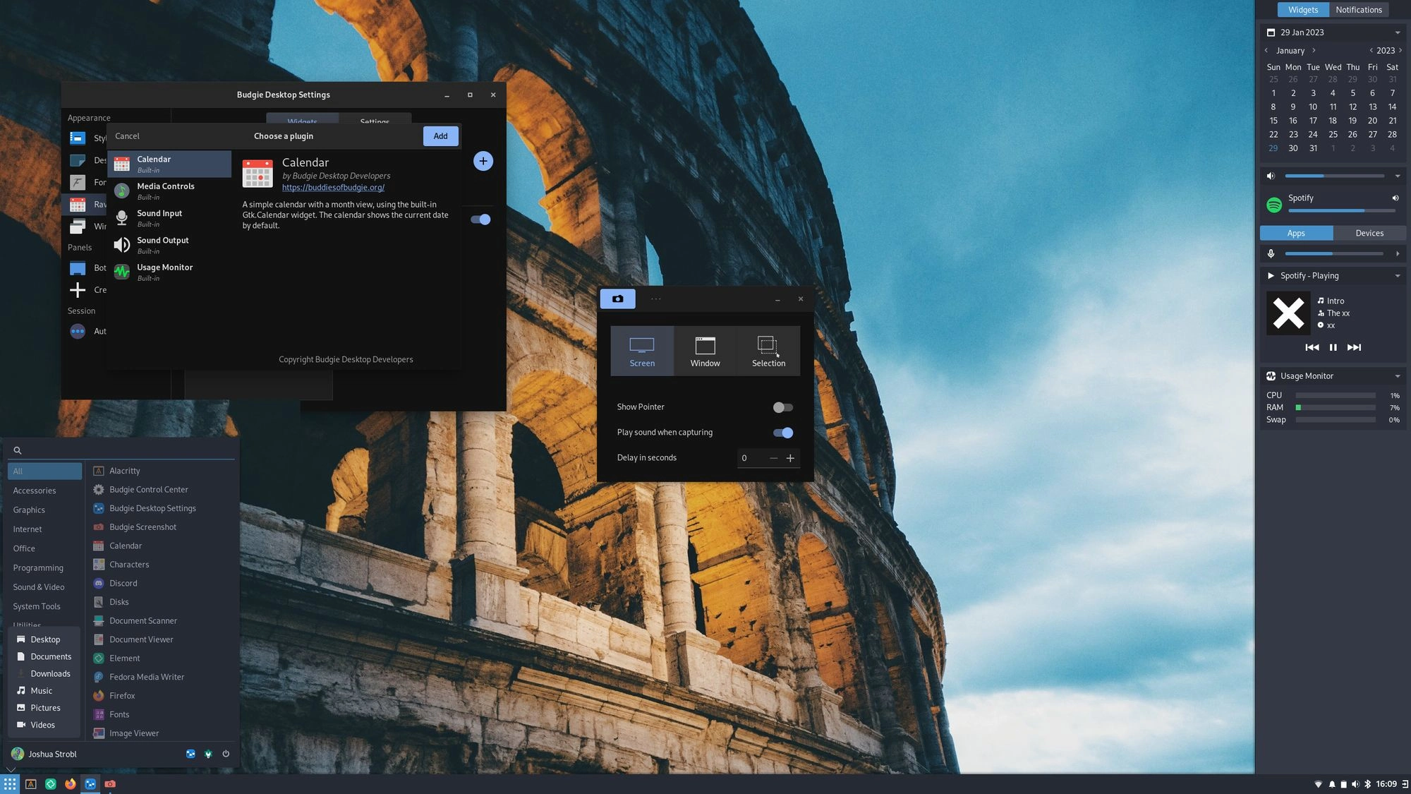 Budgie 10.7 Desktop Environment Adds Dual-GPU Support, New Power Dialog