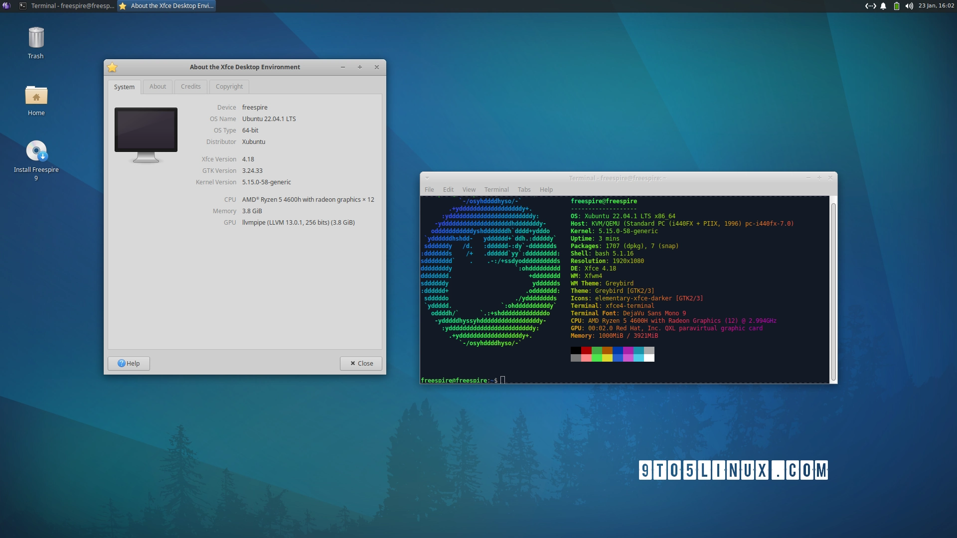 Freespire 9.0 Released with Xfce 4.18, Based on Xubuntu 22.04 LTS