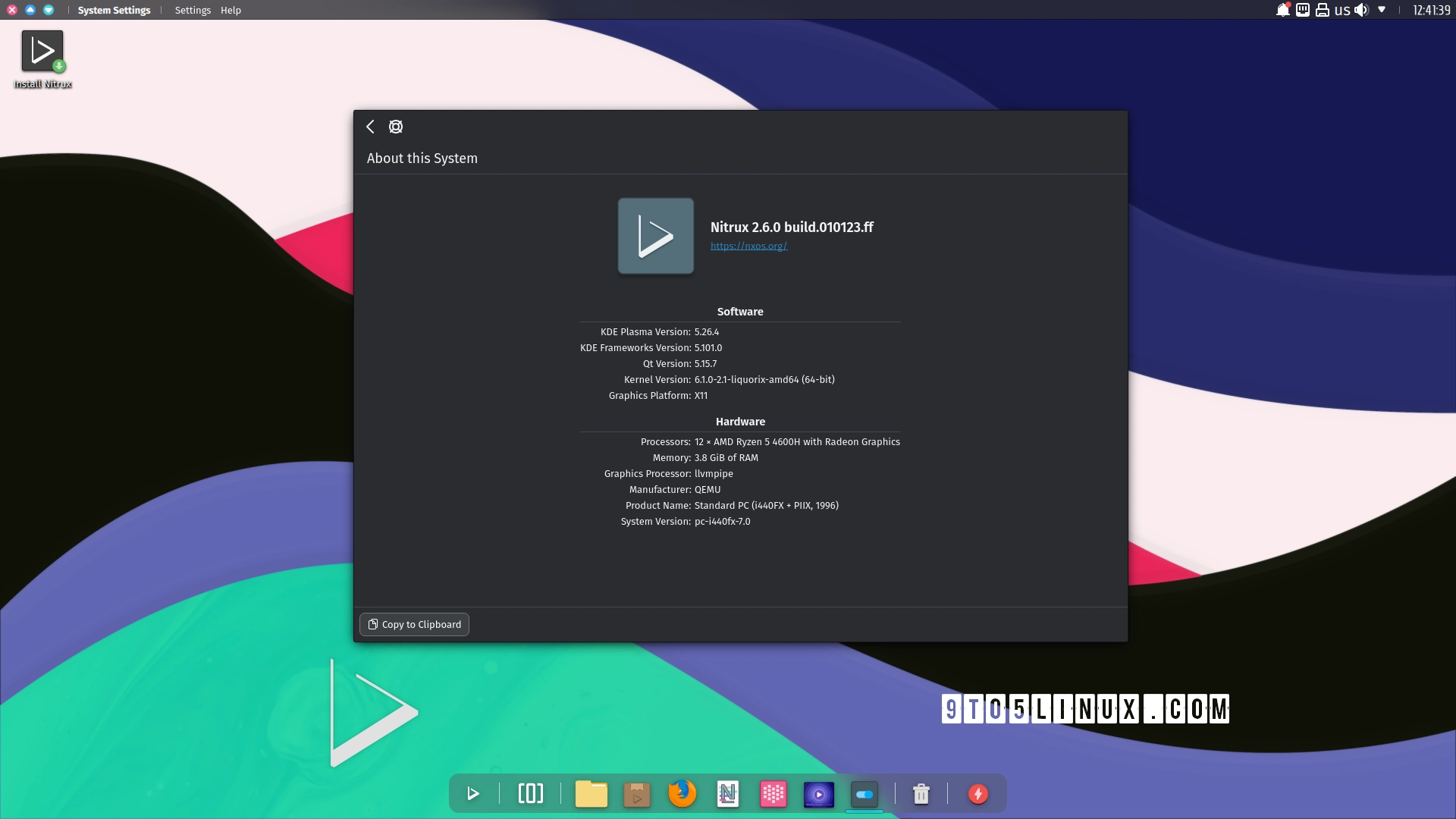Nitrux 2.6 Is Out Powered by Linux 6.1, Adds PipeWire and Wayland by Default