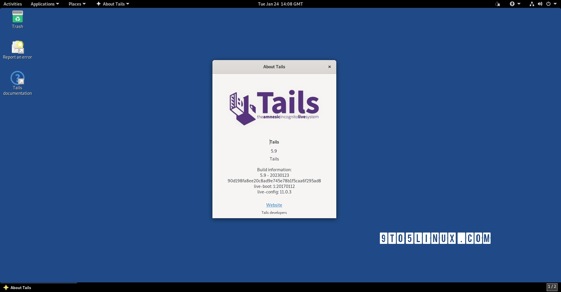 Anonymous OS Tails 5.9 Ships with Linux Kernel 6.0 to Improve GPU Support