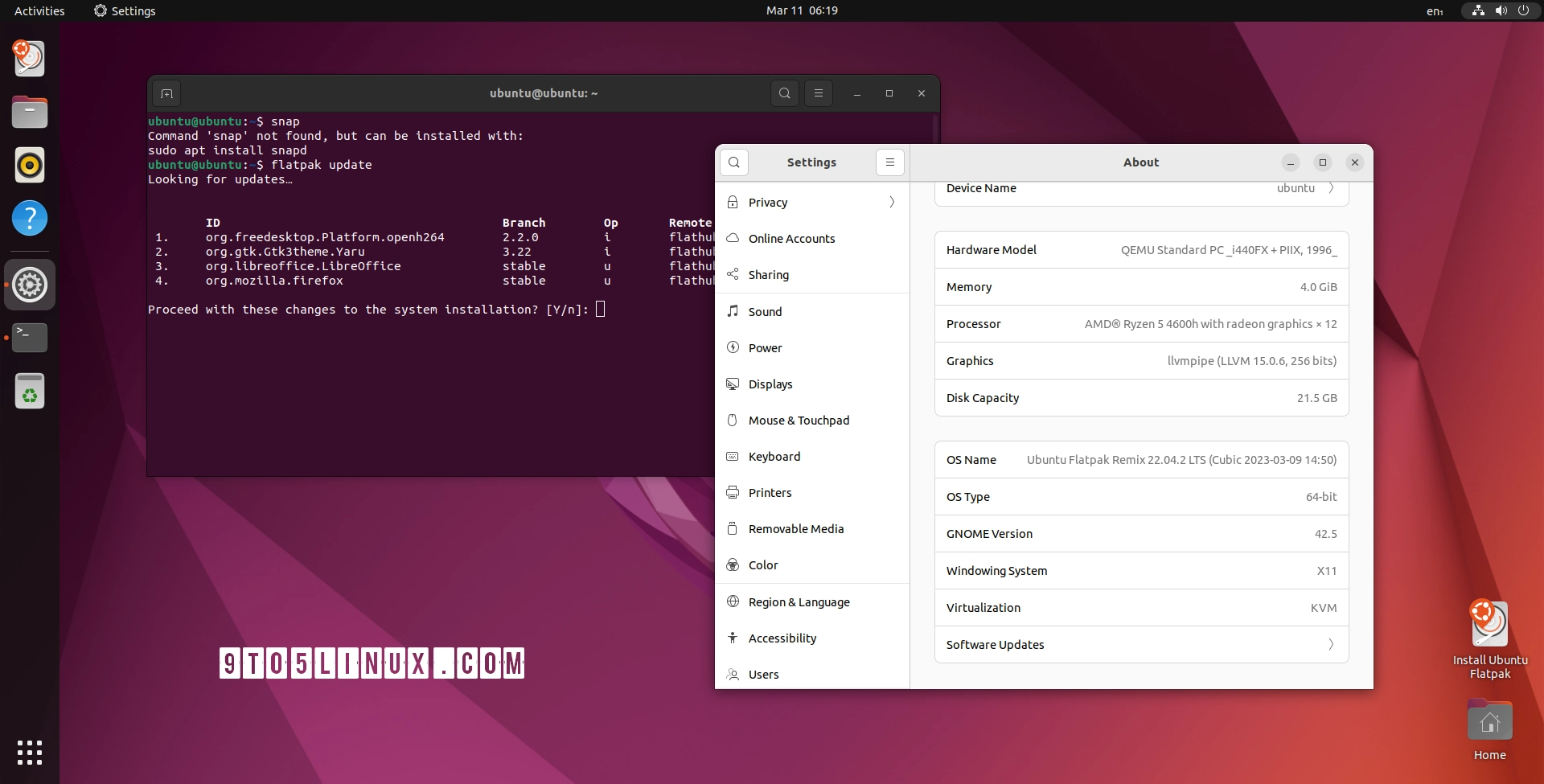 Meet Ubuntu Flatpak Remix, Ubuntu with Flatpak Support Preinstalled