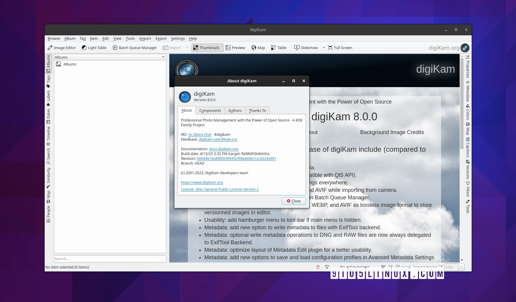 digiKam 8.0 Released with Qt 6 Port, Improved JPEG-XL, WebP, and AVIF Support