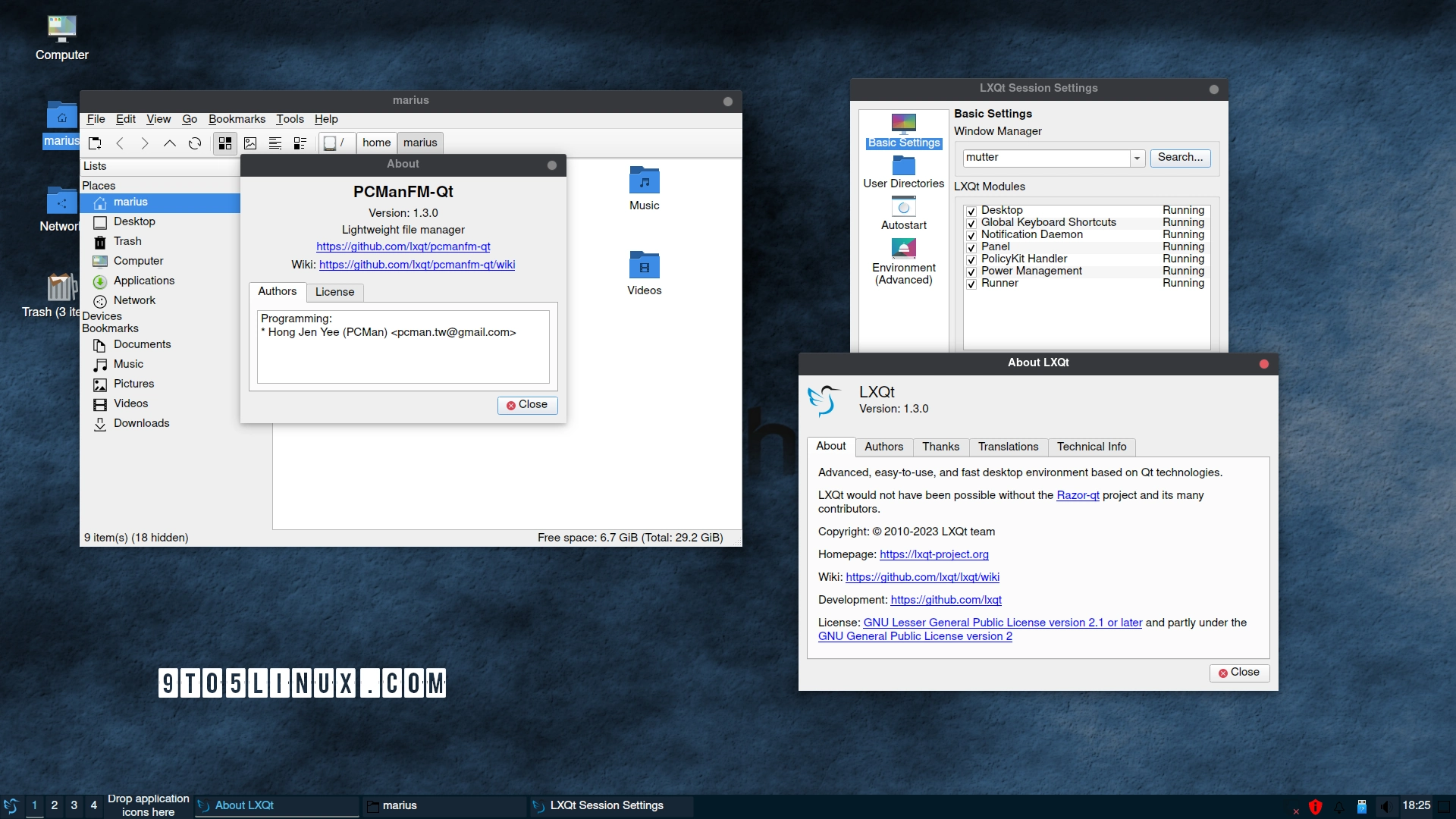LXQt 1.3 Desktop Environment Released with Wayland Improvements, Bug Fixes