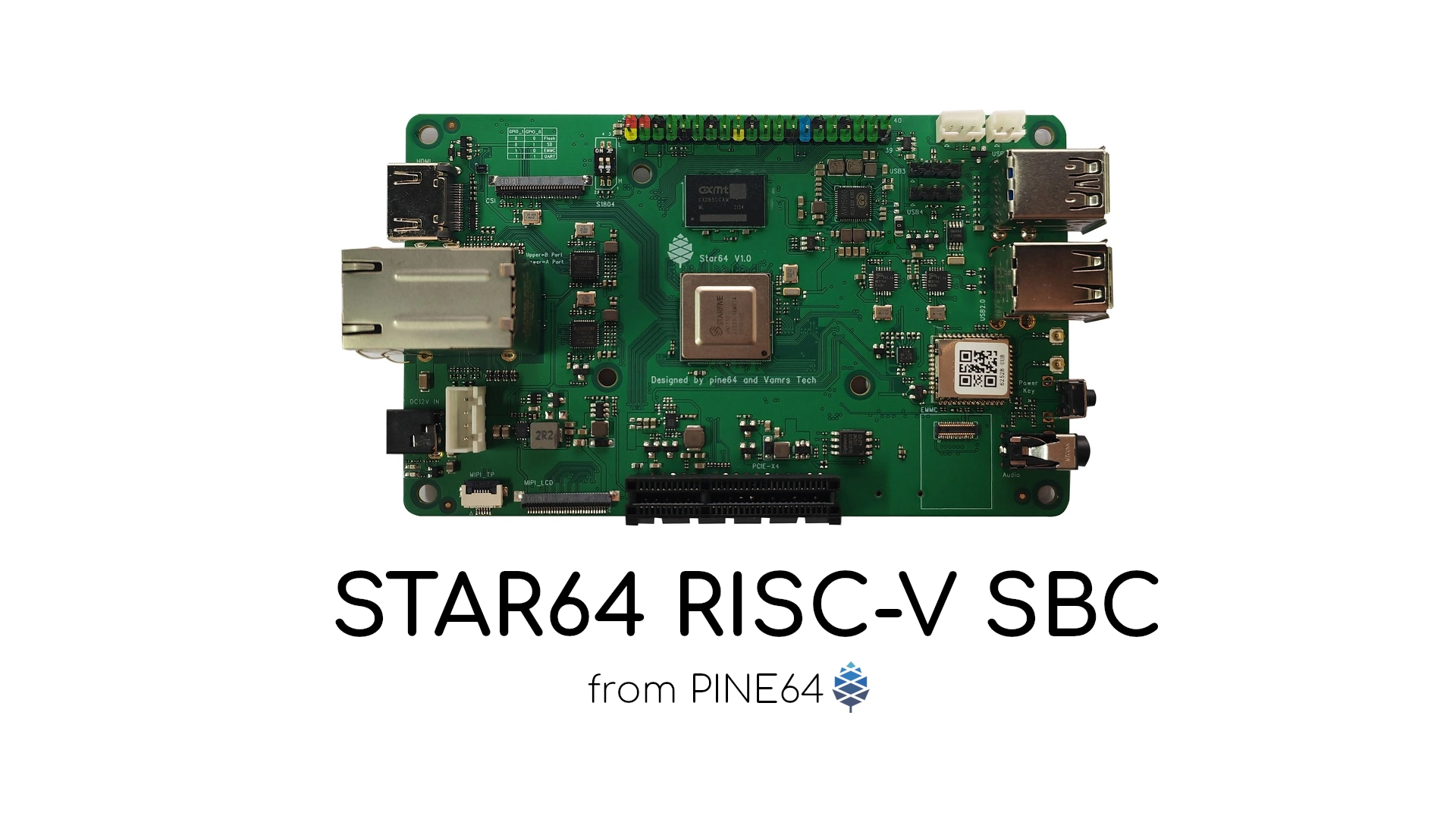 Star64 Is Now Available to Order as PINE64’s First RISC-V SBC