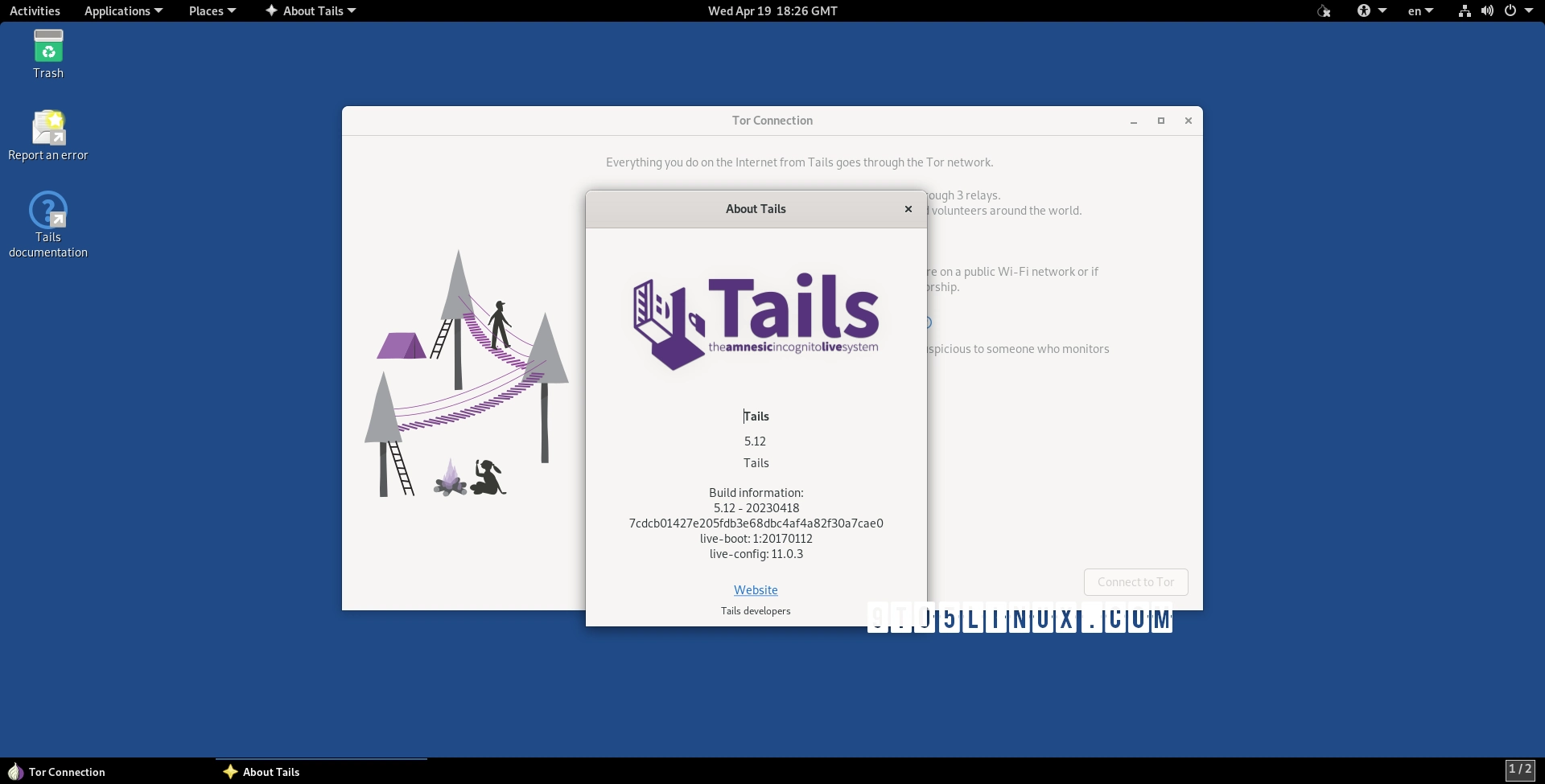 Tails 5.12 Anonymous OS Launches with New Persistent Storage Features, Bug Fixes
