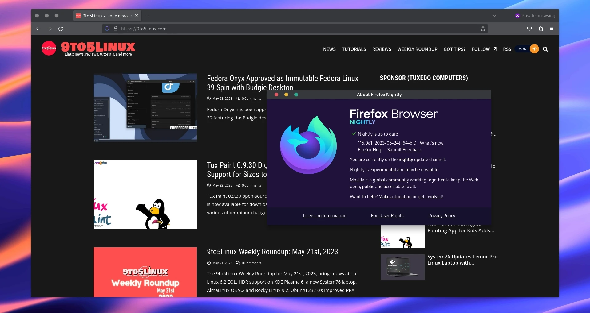 Firefox 115 Will Let You Open Links or Search with Middle-Click on New Tab Button