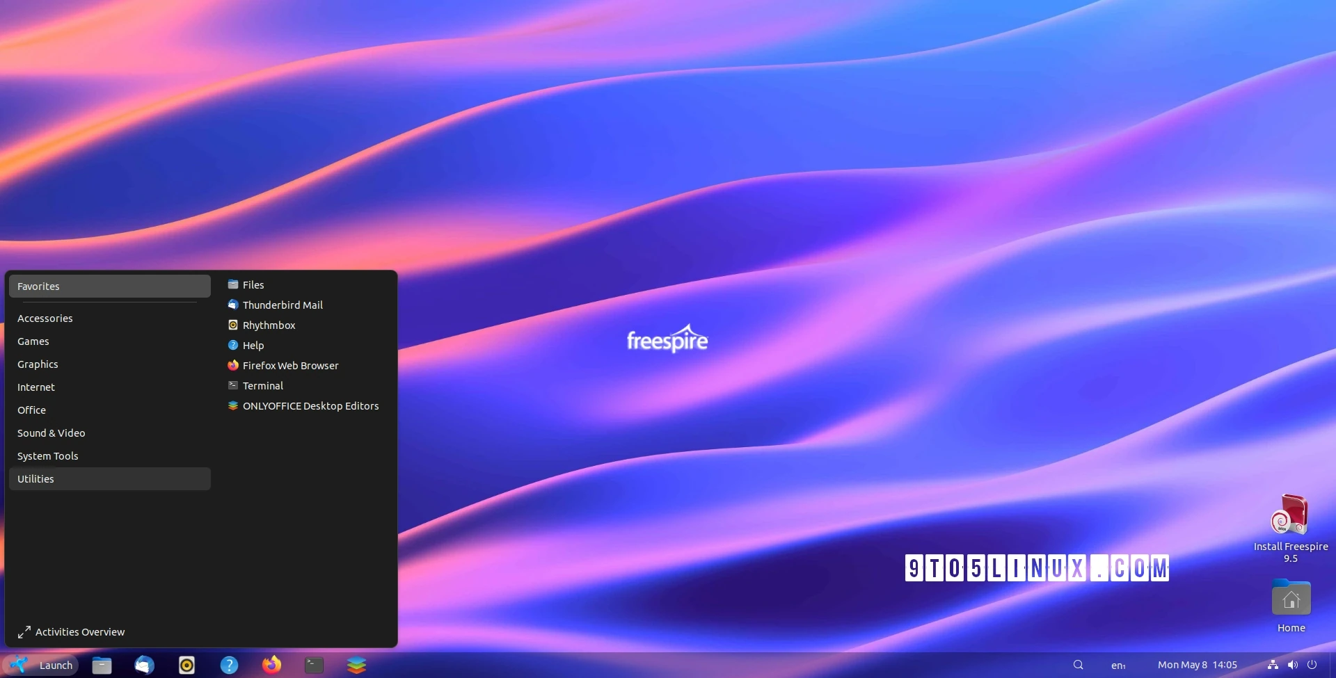 Ubuntu-Based Freespire 9.5 Brings Custom GNOME UI to Resemble Windows 10’s Look