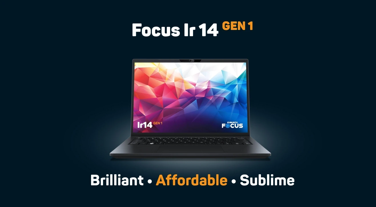 Kubuntu Focus Ir14 Launches as an Affordable, Enterprise-Ready Linux Laptop