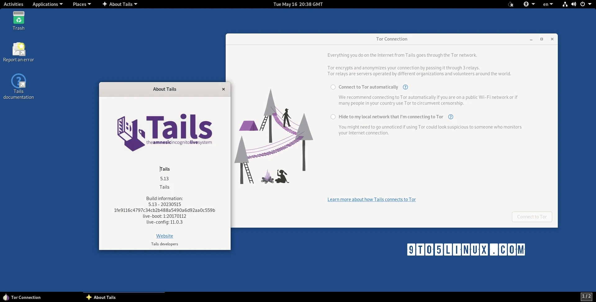 Tails 5.13 Enables LUKS2 by Default for Persistent Storage and Encrypted Volumes