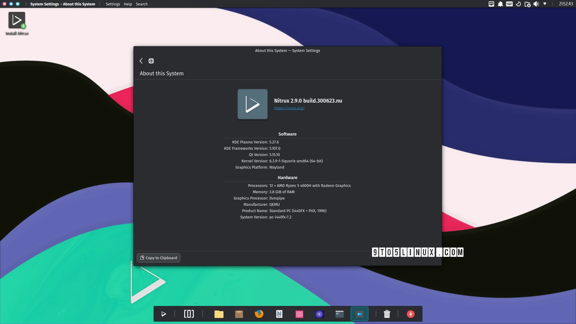 Nitrux 2.9 Released with New Upgrade Tool, Latest KDE Software, and Much More