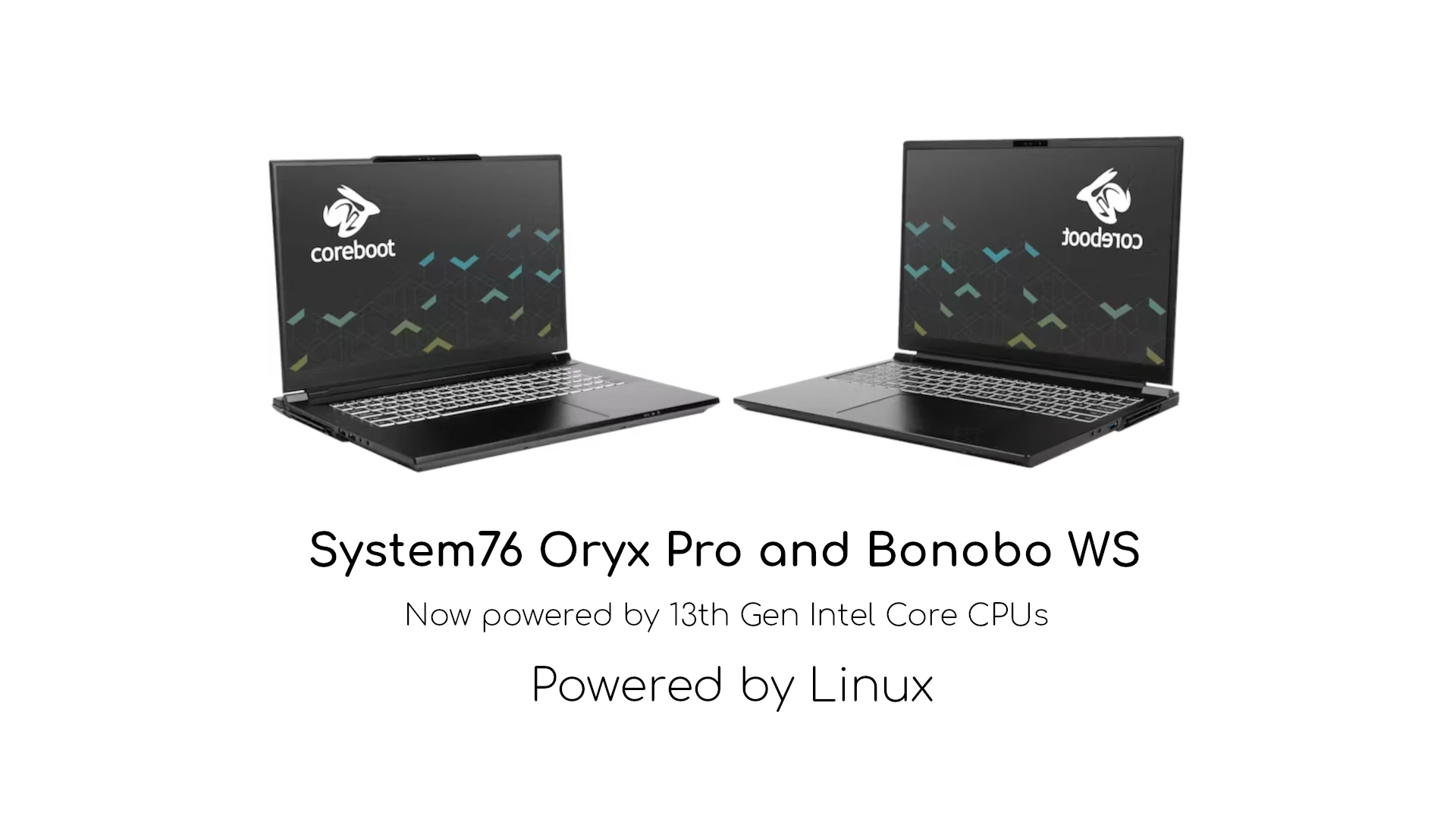 System76’s Oryx Pro and Bonobo WS Linux Laptops Get “Raptor Lake” CPUs
