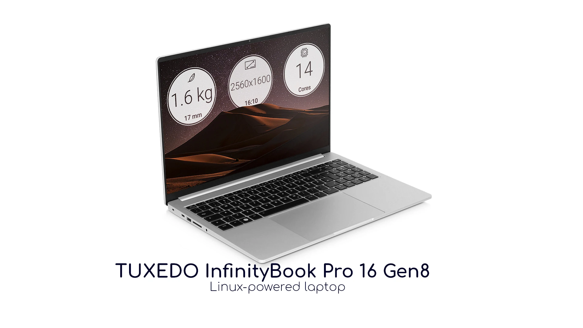 New TUXEDO InfinityBook Pro 16 Linux Laptop Gets NVIDIA RTX 4000 Series GPUs
