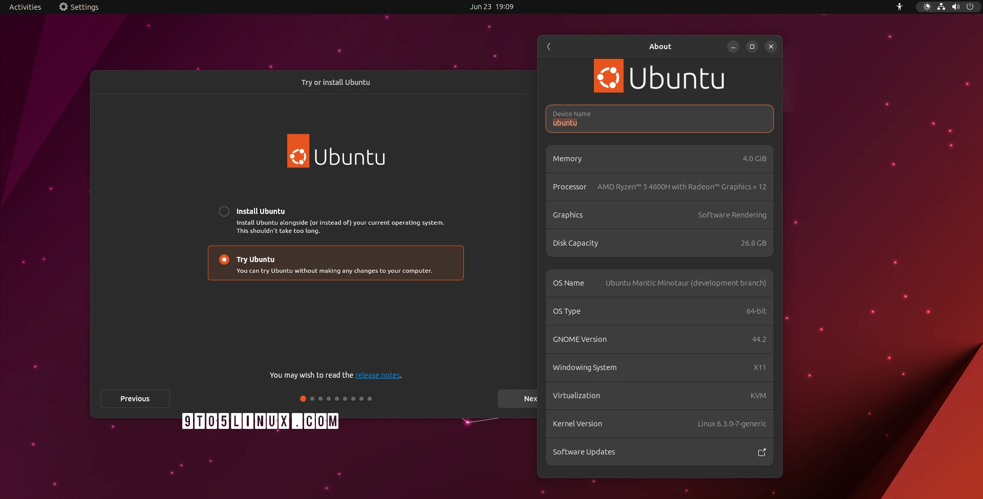 Ubuntu 23.10 (Mantic Minotaur) Is Now Powered by Linux Kernel 6.3