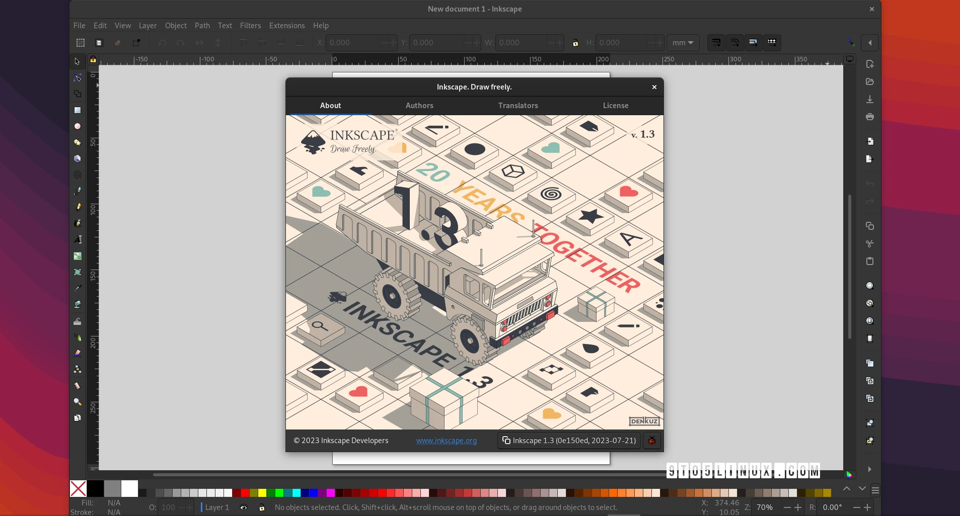 Inkscape 1.3 Open-Source SVG Editor Is Out with New Shape Builder Tool, Many Changes