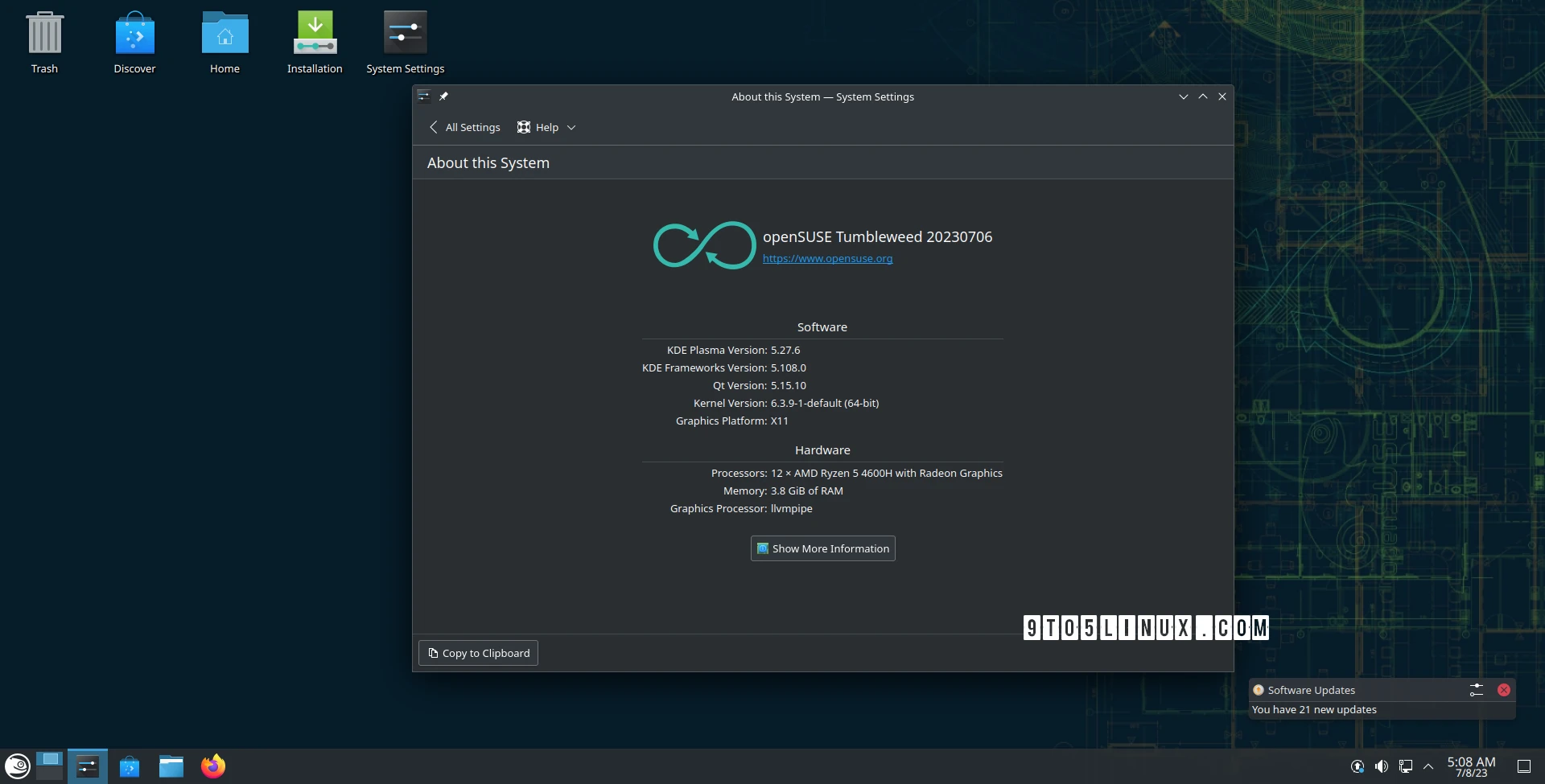 KDE Frameworks 5.108 Released with Various Bug Fixes and Improvements