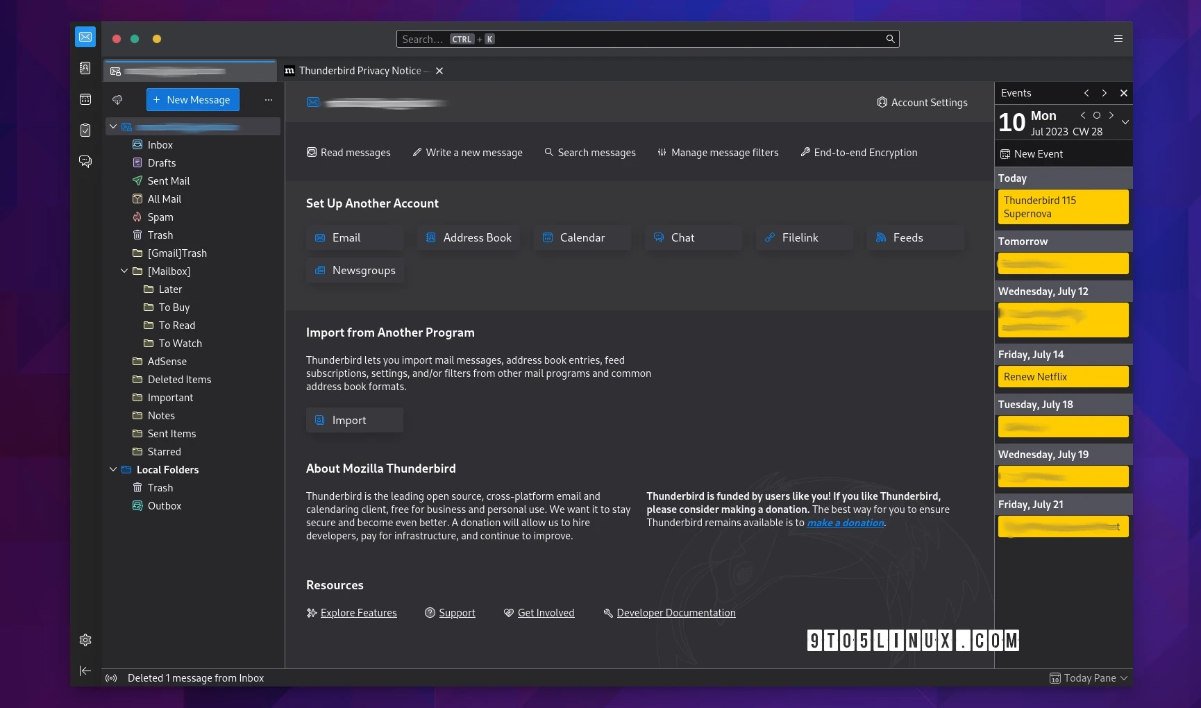 Mozilla Thunderbird 115 Released with Supernova UI, OpenPGP Improvements