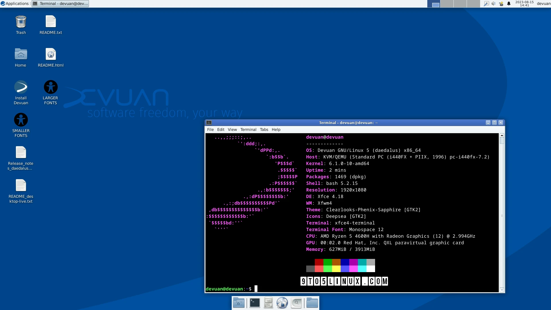 Devuan GNU+Linux 5 Is Here for Software Freedom Lovers Based on Debian 12