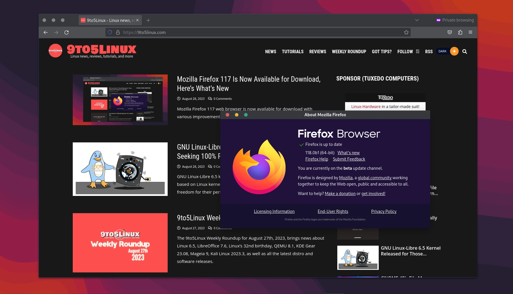 Firefox 118 Enters Beta Testing with the Built-In Translation Feature for Websites
