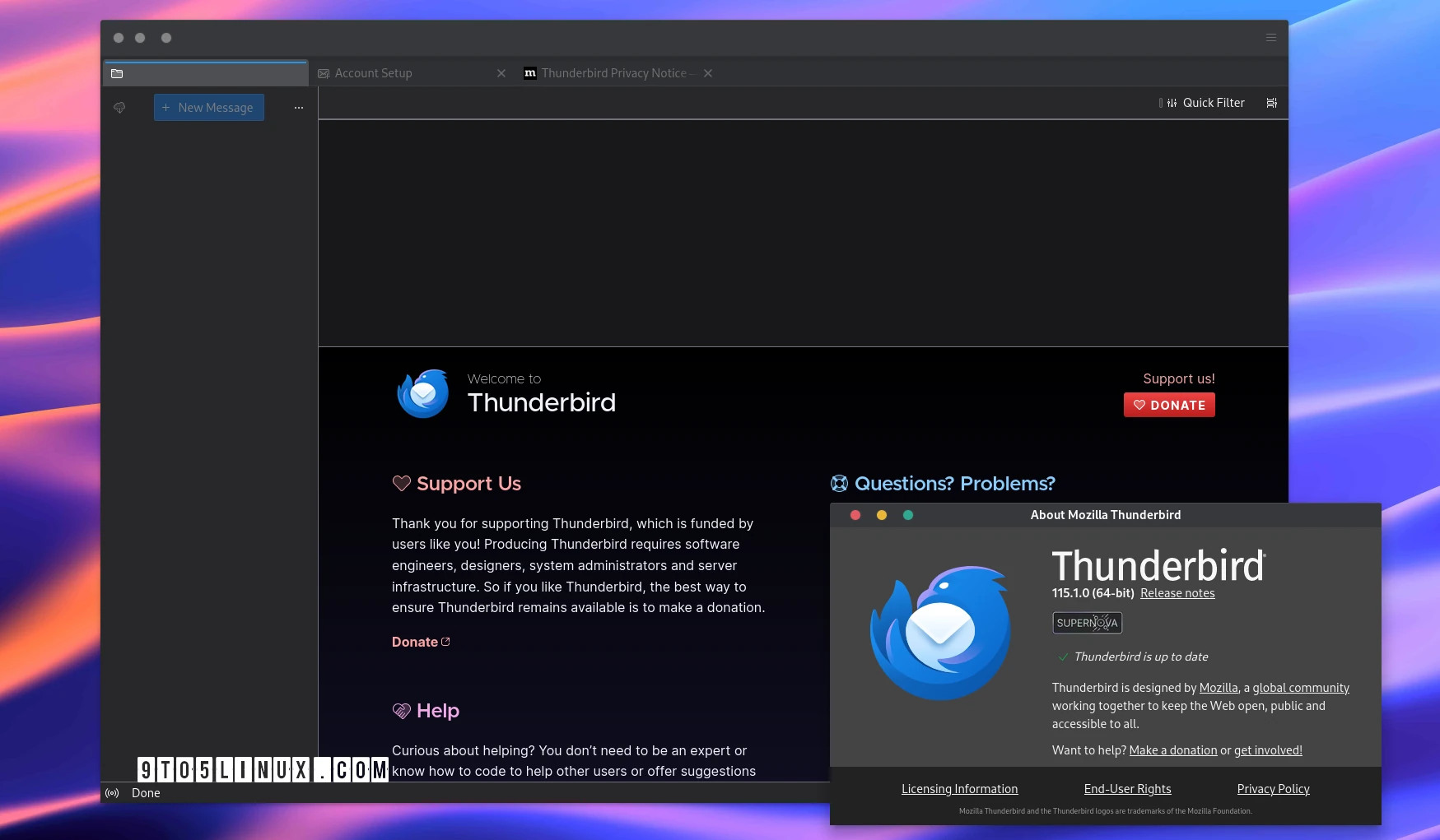 Thunderbird 115.1 Improves Flatpak Support, Hides Quick Filter Bar by Default